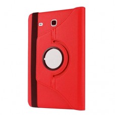 Capa para Tablet T280 T285 Tab A 7 Polegadas - Couro Giratória Vermelha